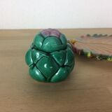 Salière poivrière moutardier Vallauris, barbotine, céramique