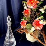 Swirl Design Glass Carafe