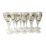 Champagne flutes Perrier Jouët