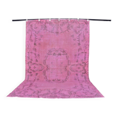 Pink Vintage Oushak Area Rug