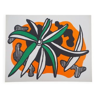 Fernand Leger: The Flower - Original Lithograph