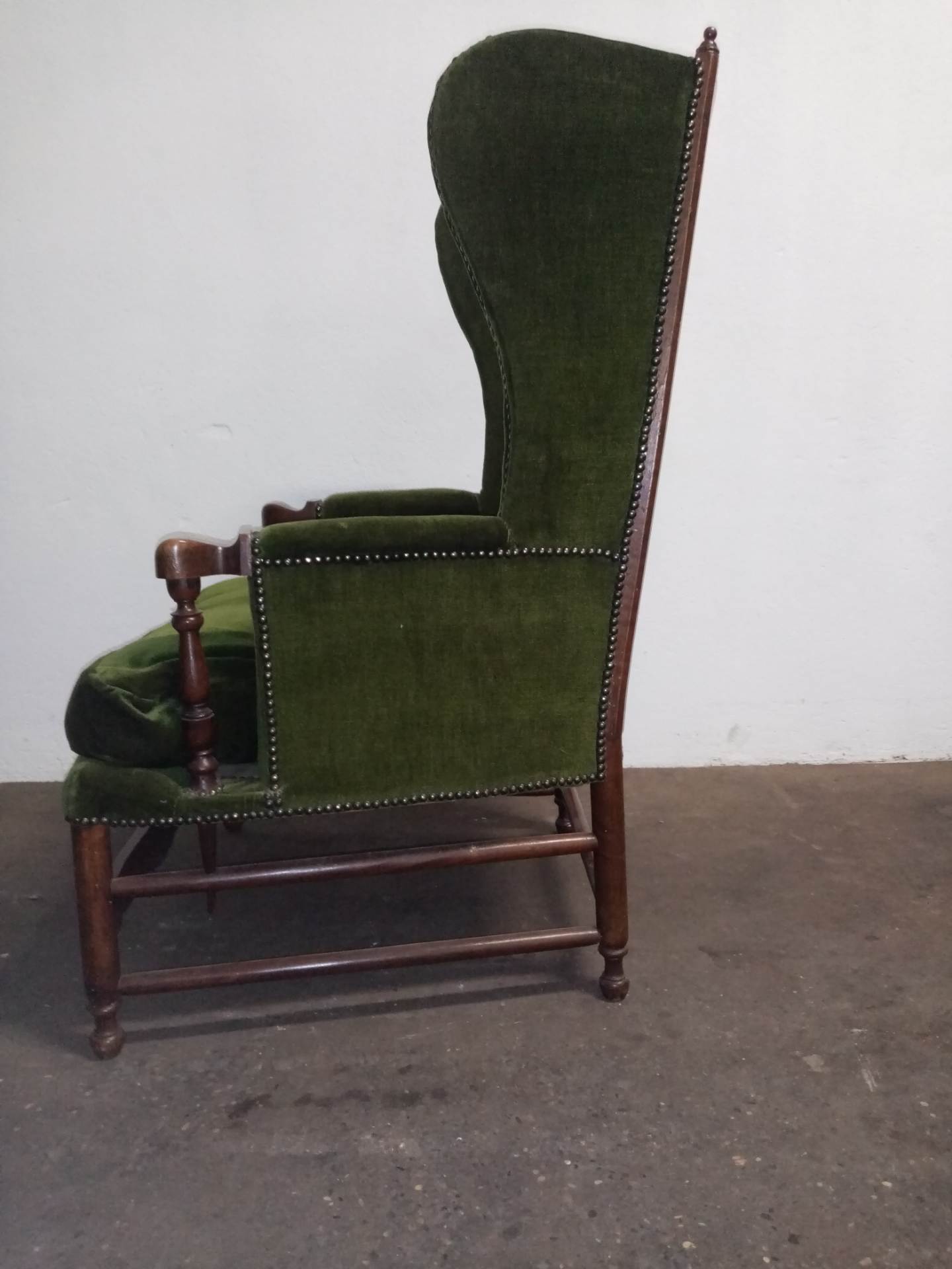 Armchair Shepherdess with Provencal ear radassier style louis XVI 18th century