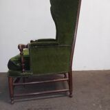 Armchair Shepherdess with Provencal ear radassier style louis XVI 18th century
