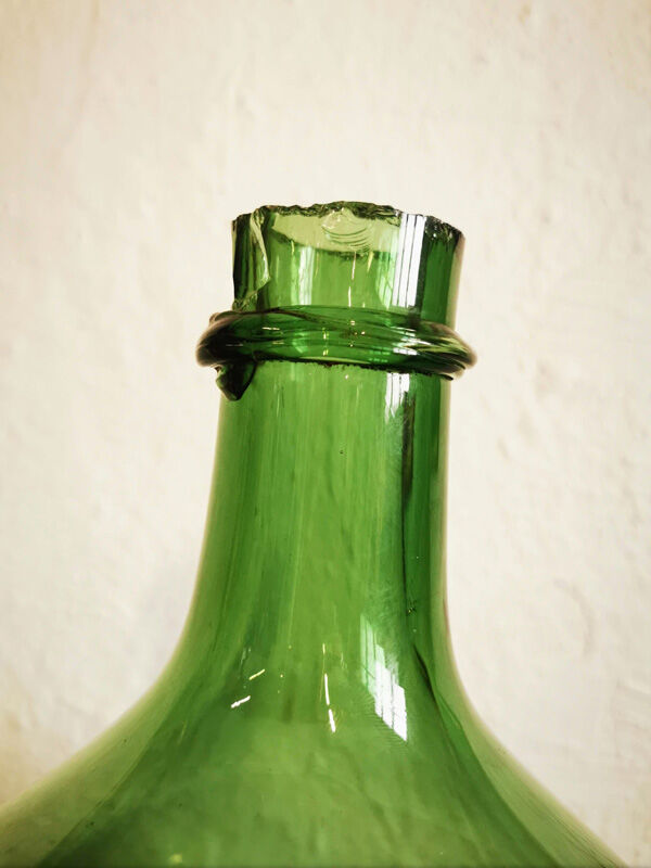 Demijohn in green 15 liters