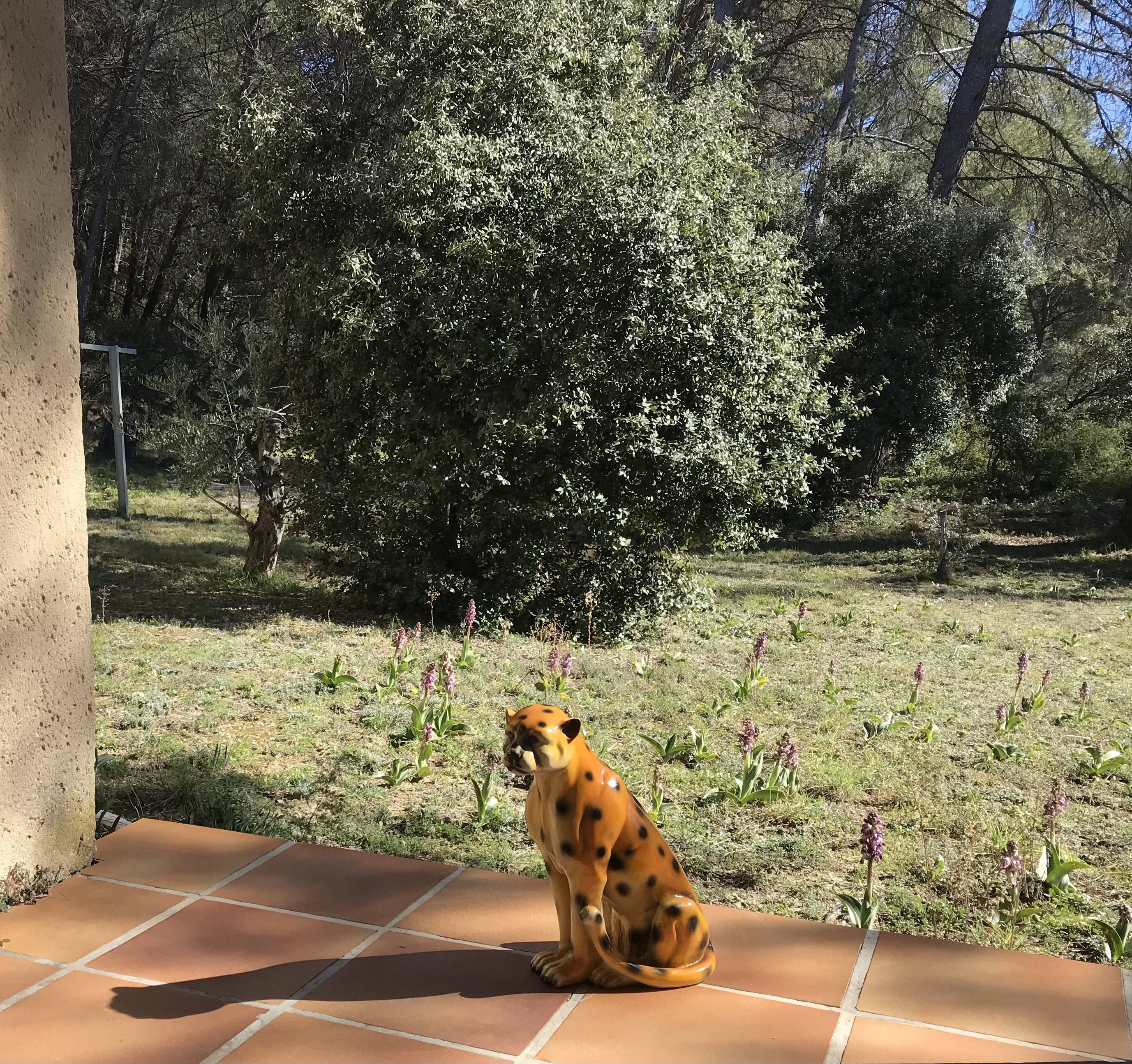 Ceramic leopard, 70s