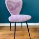 Chaise en moumoute années 50