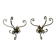 Pair of brass hooks