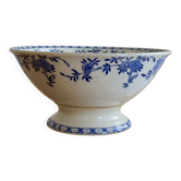 Saladier ancien porcelaine de Dresde bleu blanc