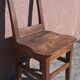 Lorraine chair in wood, 18th century.