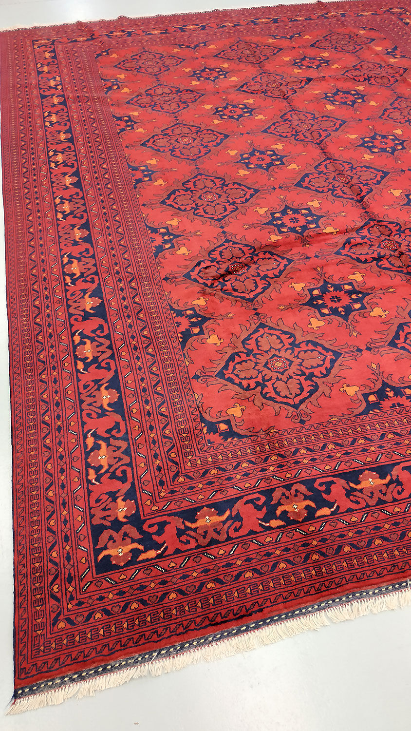 Oriental living room carpet entirely handmade "Ghazni"