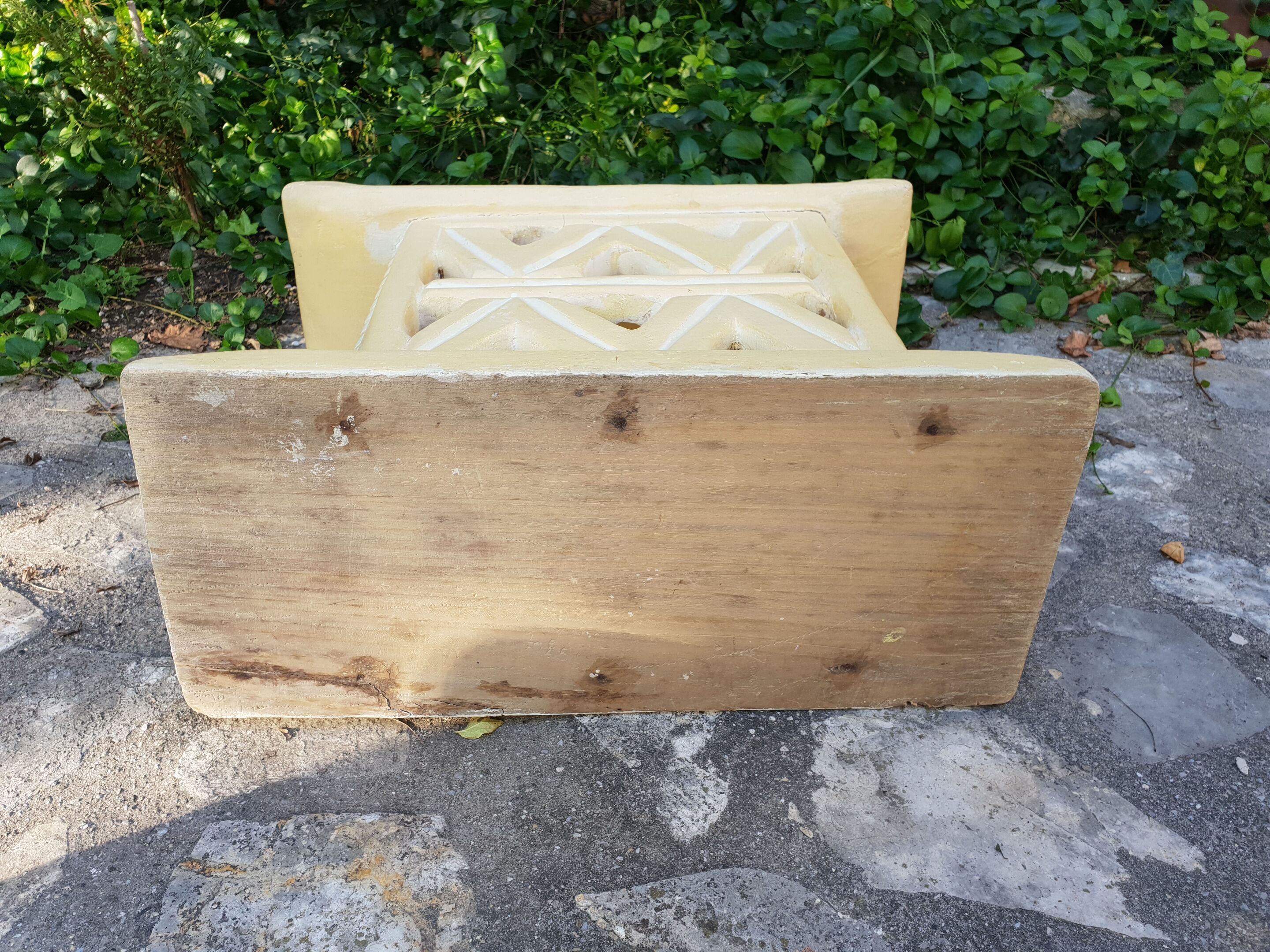 Pair of Africanist art deco stools