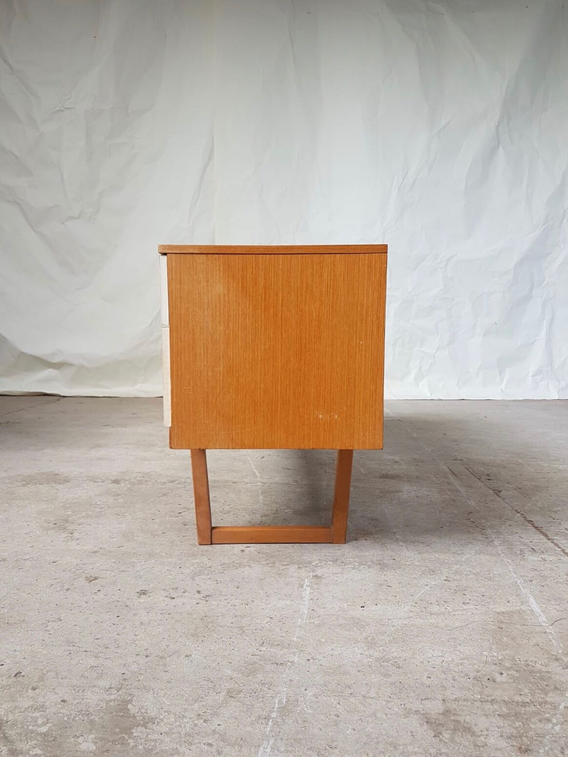 Mid century compact sideboard long chest of drawers danish Scandinavian design