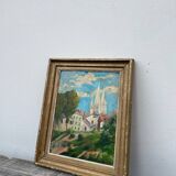 Tableau de Bayonne huile basque