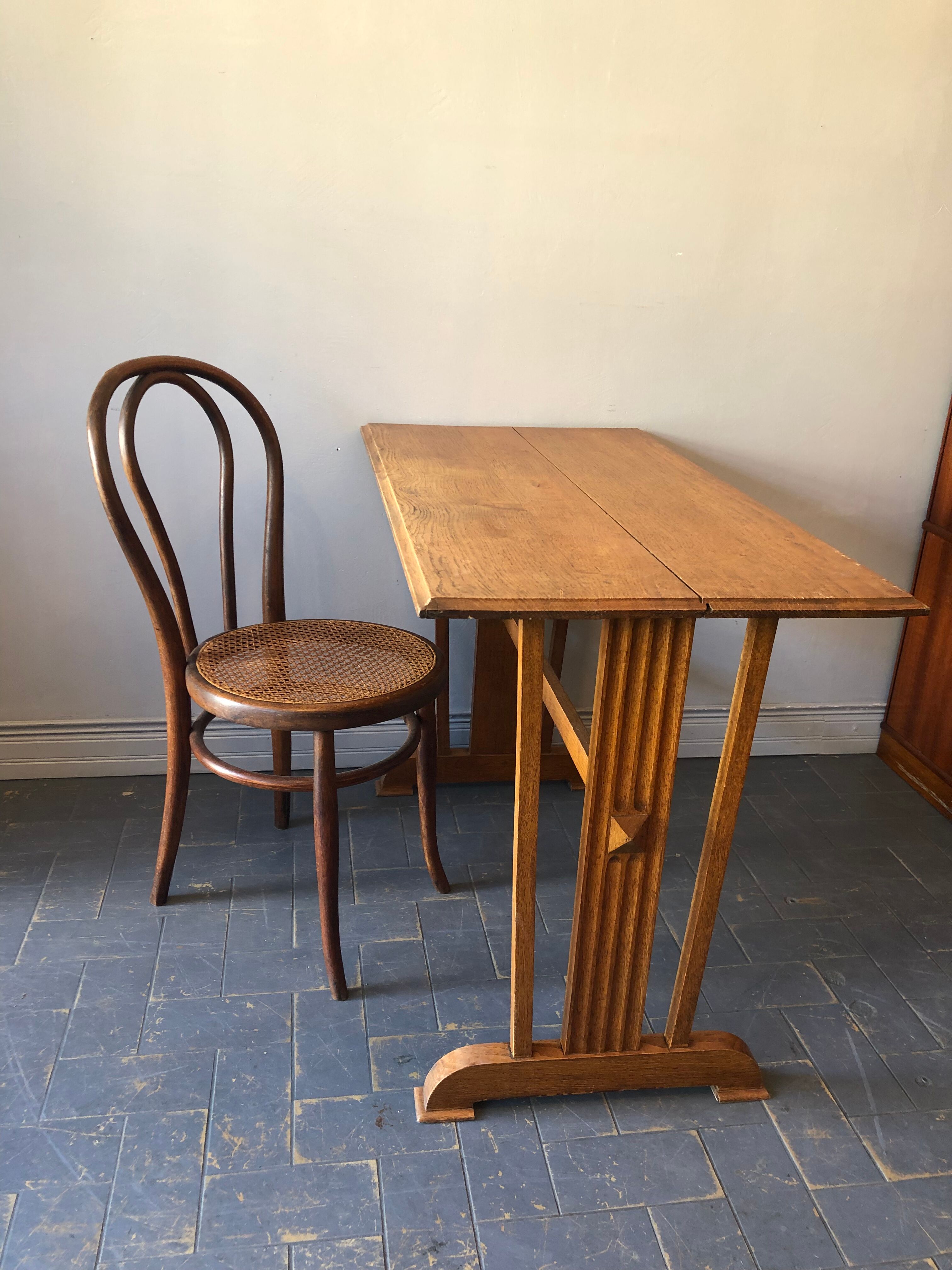 Vintage bistro table 100cm