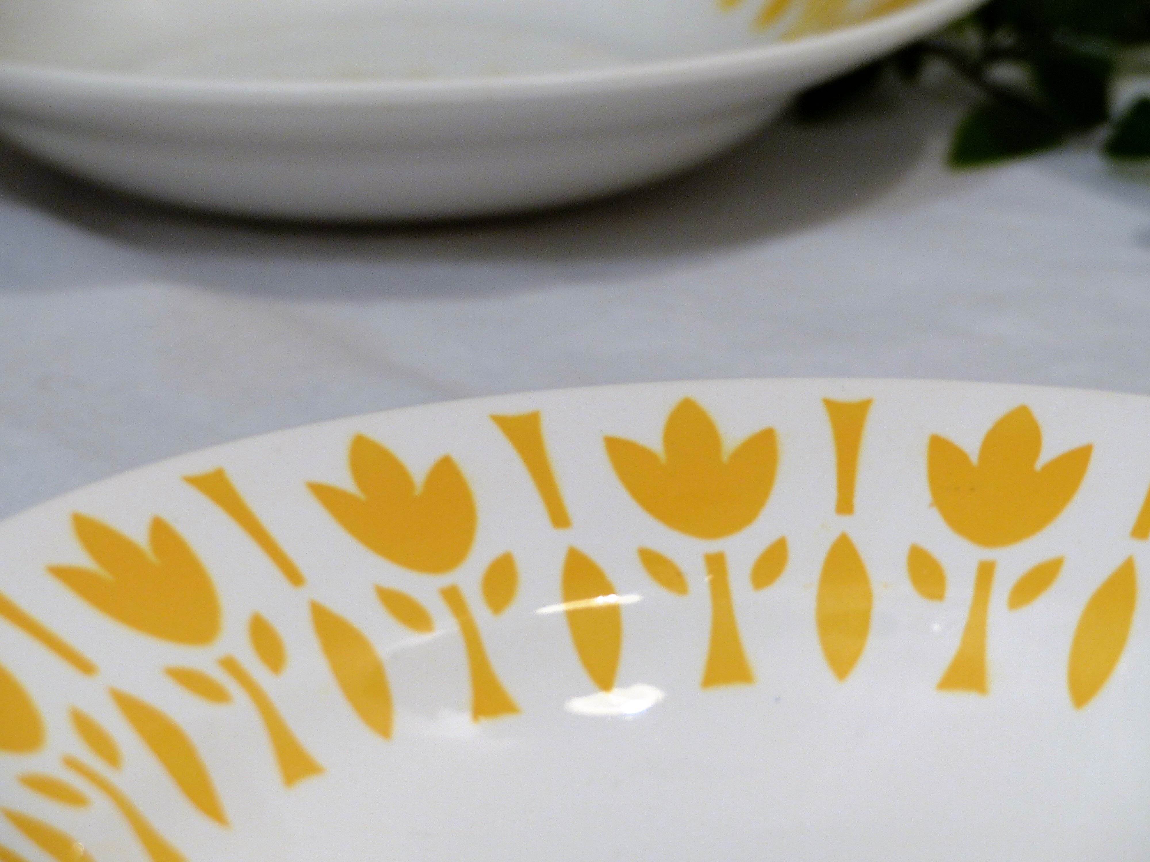 6 plates Lily Diguoin Sarreguemines