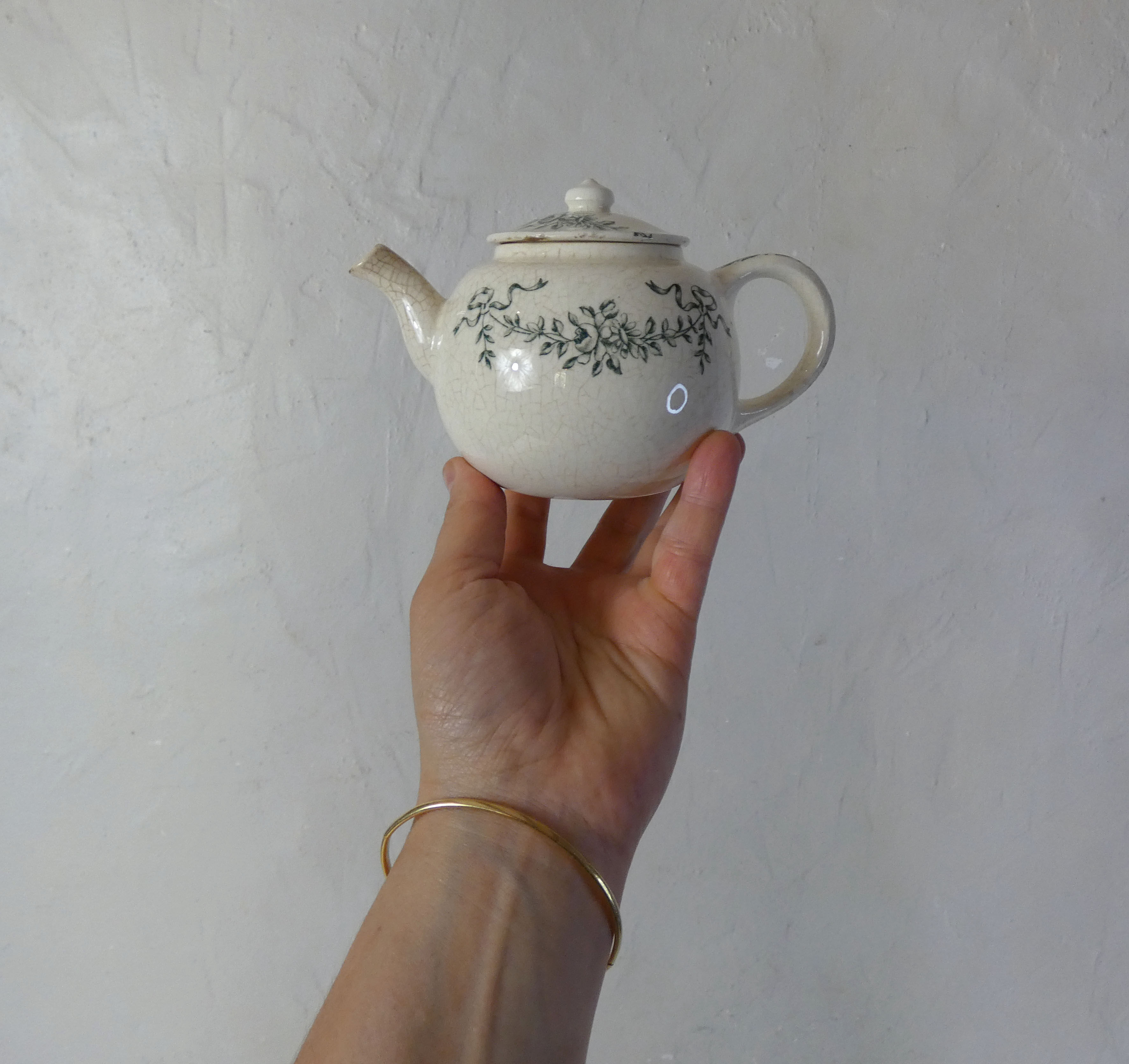 miniature teapot iron by H Coudert Paris