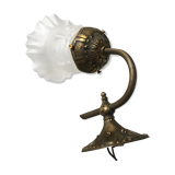 Swan collar wall light