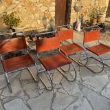 Four design chairs Mies van der Rohe Edition year 80