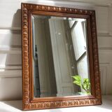 Old wooden mirror