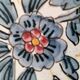 Italian earthenware plate signed CA Deruta – hand-painted floral decoration
