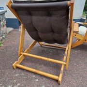 Paire de fauteuils pliants à 3 positions variables modèle Kontiki par Gillis Lundgren