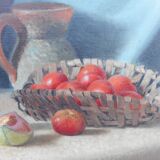 Oil on canvas, still life
