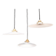 Opaline pendant lights