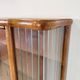 Vintage Display Cabinet with Glass Slats – Warm Walnut Veneer - Art Deco