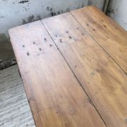 XXL trestle farm table 4m and its benches