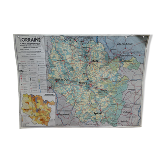 Ancienne carte d'école vintage MDI - Lorraine France