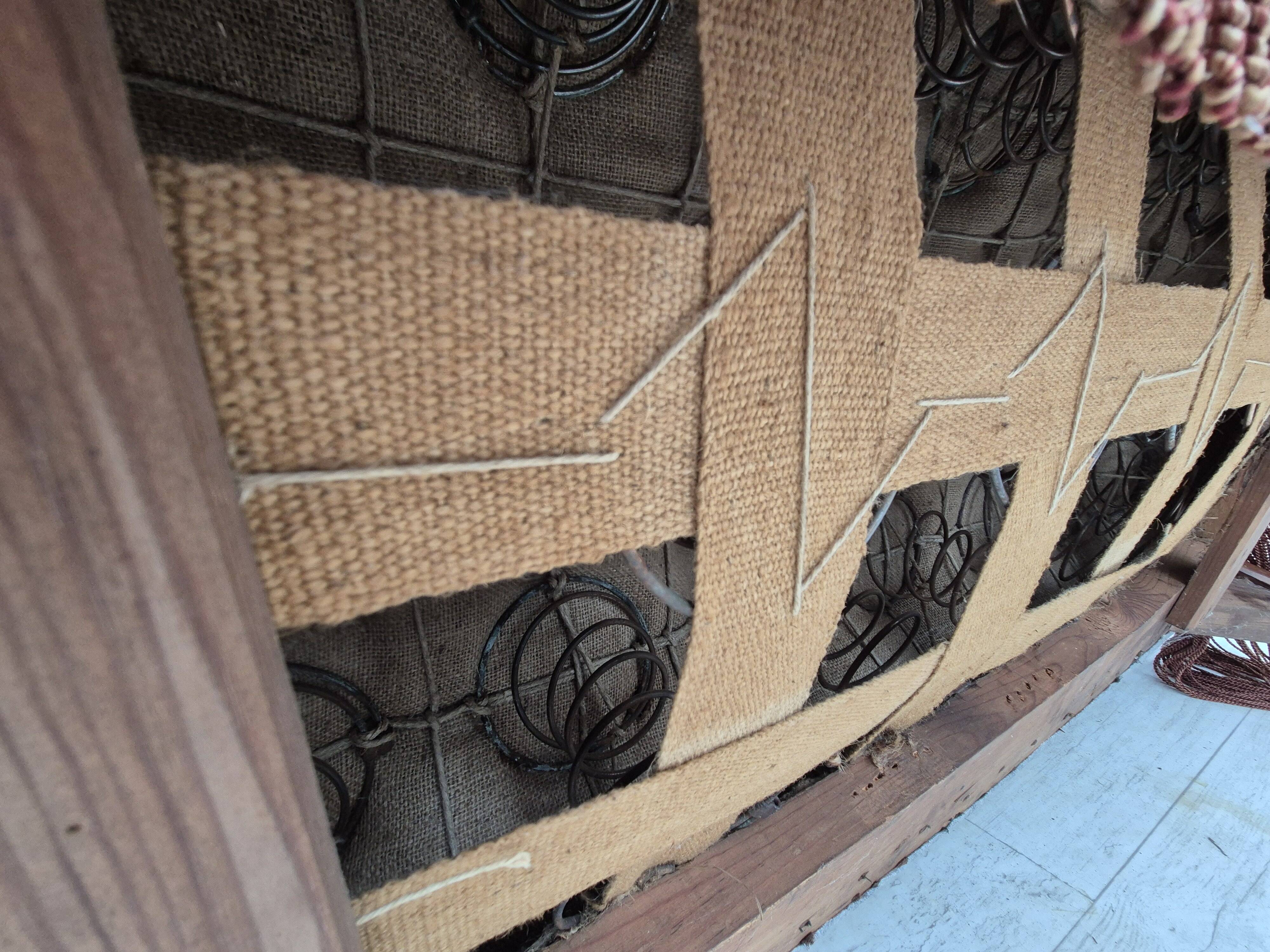 1950s, Danish 2-seater sofa, cherry-red furniture velour, ash wood.