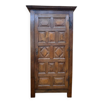 High period bonnetière - Renaissance in solid oak, panelled