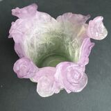 Daum vase in glass paste