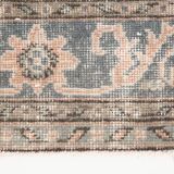 3x10 Rug For Hallway Pale Red Oriental Vintage Runner Rug 91x315Cm