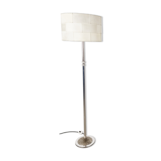 Lampadaire chromé brutaliste, années 1970