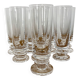 Set 8 flûtes cristal Sèvres années 70