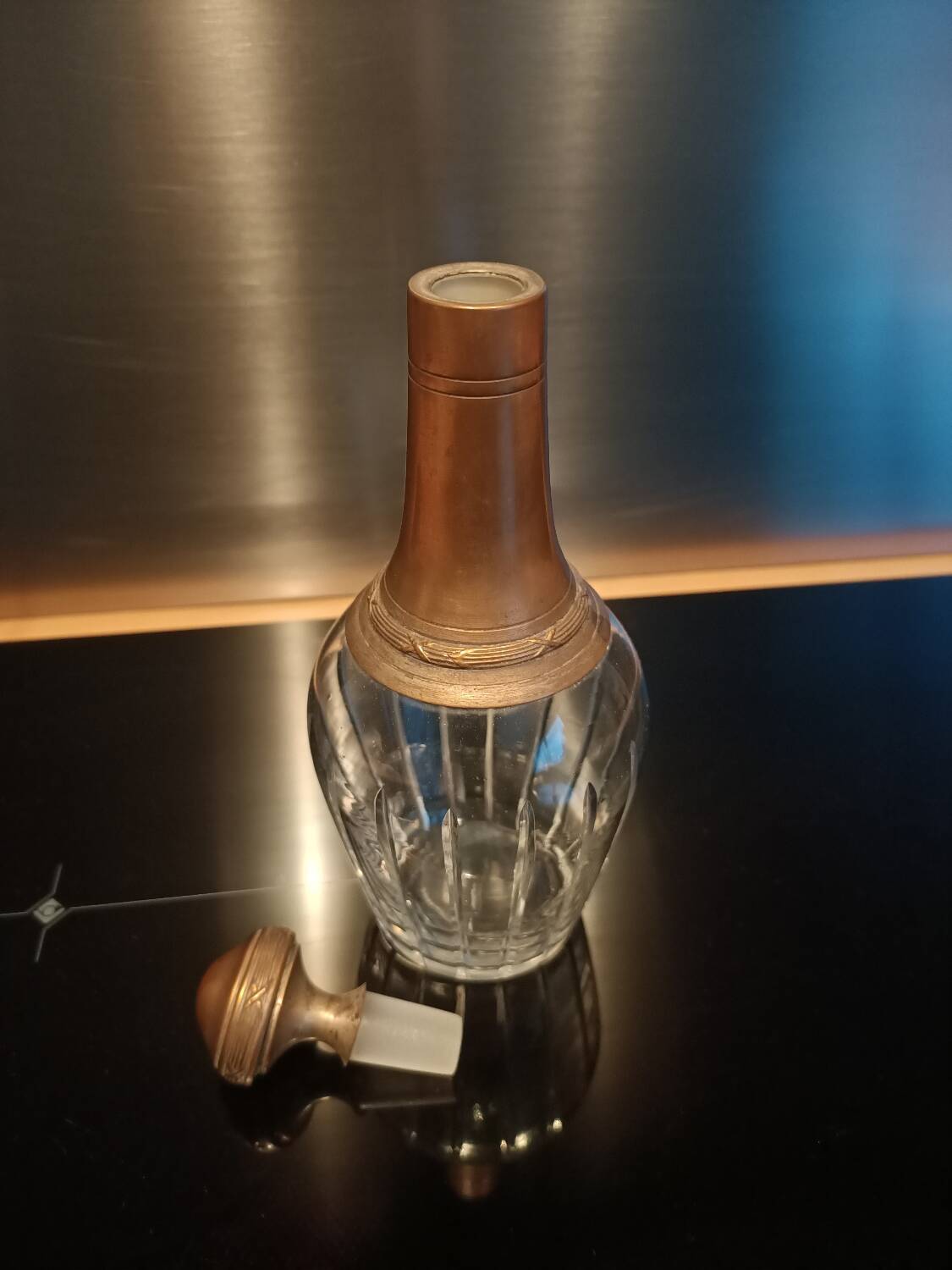 Early 20th century crystal carafe