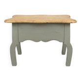 Table basse vintage en chêne, forme libre