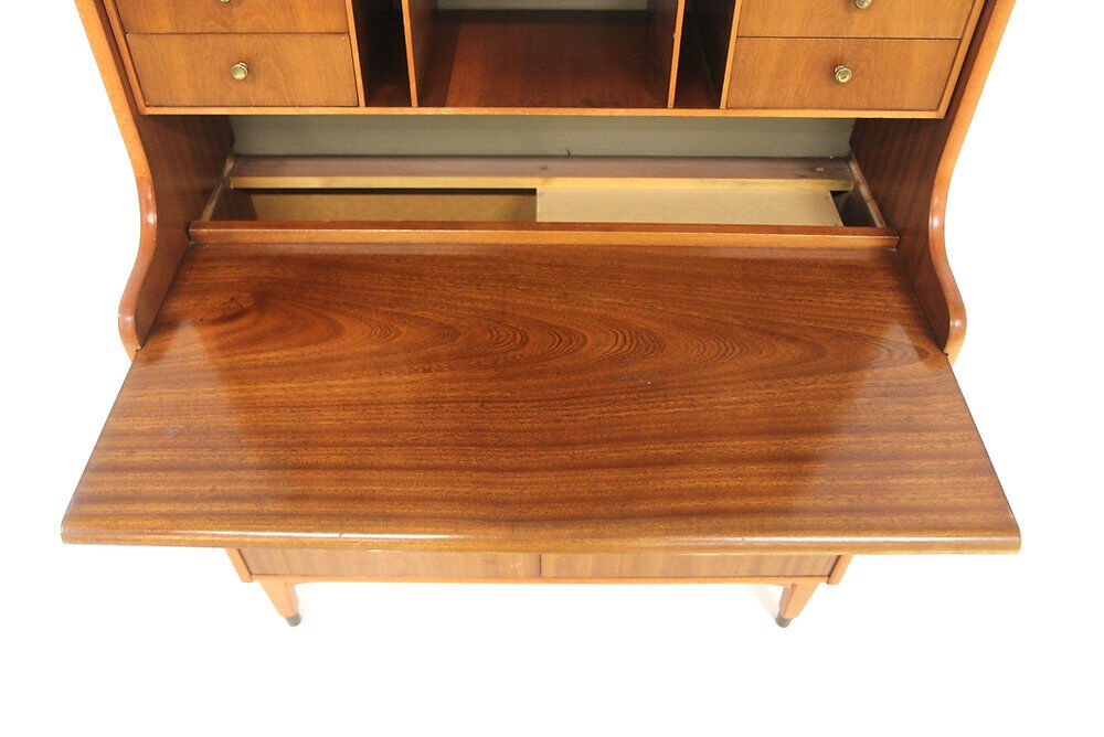 Scandinavian mahogany secretary, Sweden, 1960