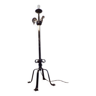 Rooster floor lamp by Jean Touret