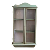 Wall display cabinet wood