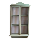 Wall display cabinet wood