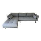 Gray corner sofa