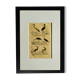 Original ornithological board " Ibis white & black - Curlele - &c... Buffon (1837)