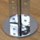 Designer stainless steel coat rack