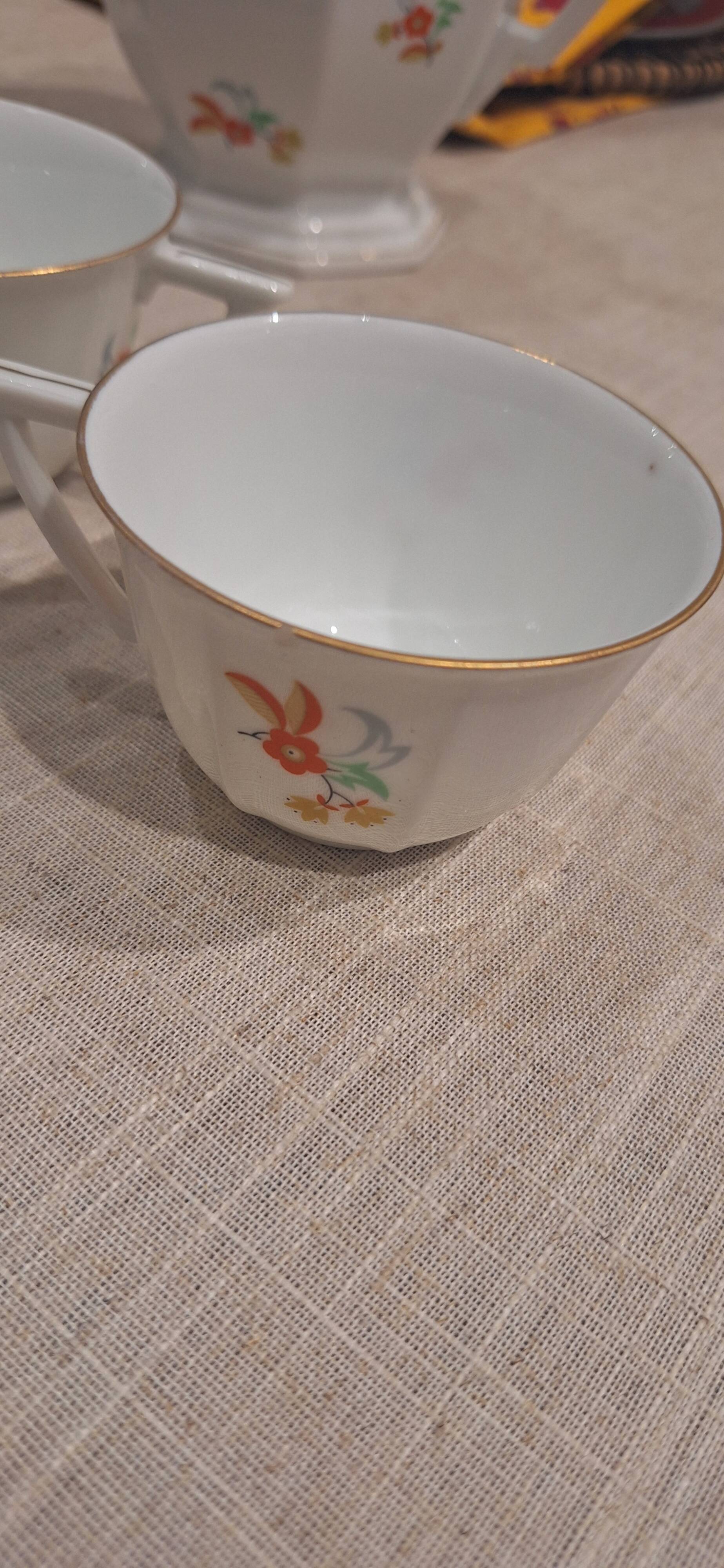 Coffee or tea service Porcelain Epiag D.F.