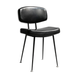 Scandinavian chair skaï foot compass 1969