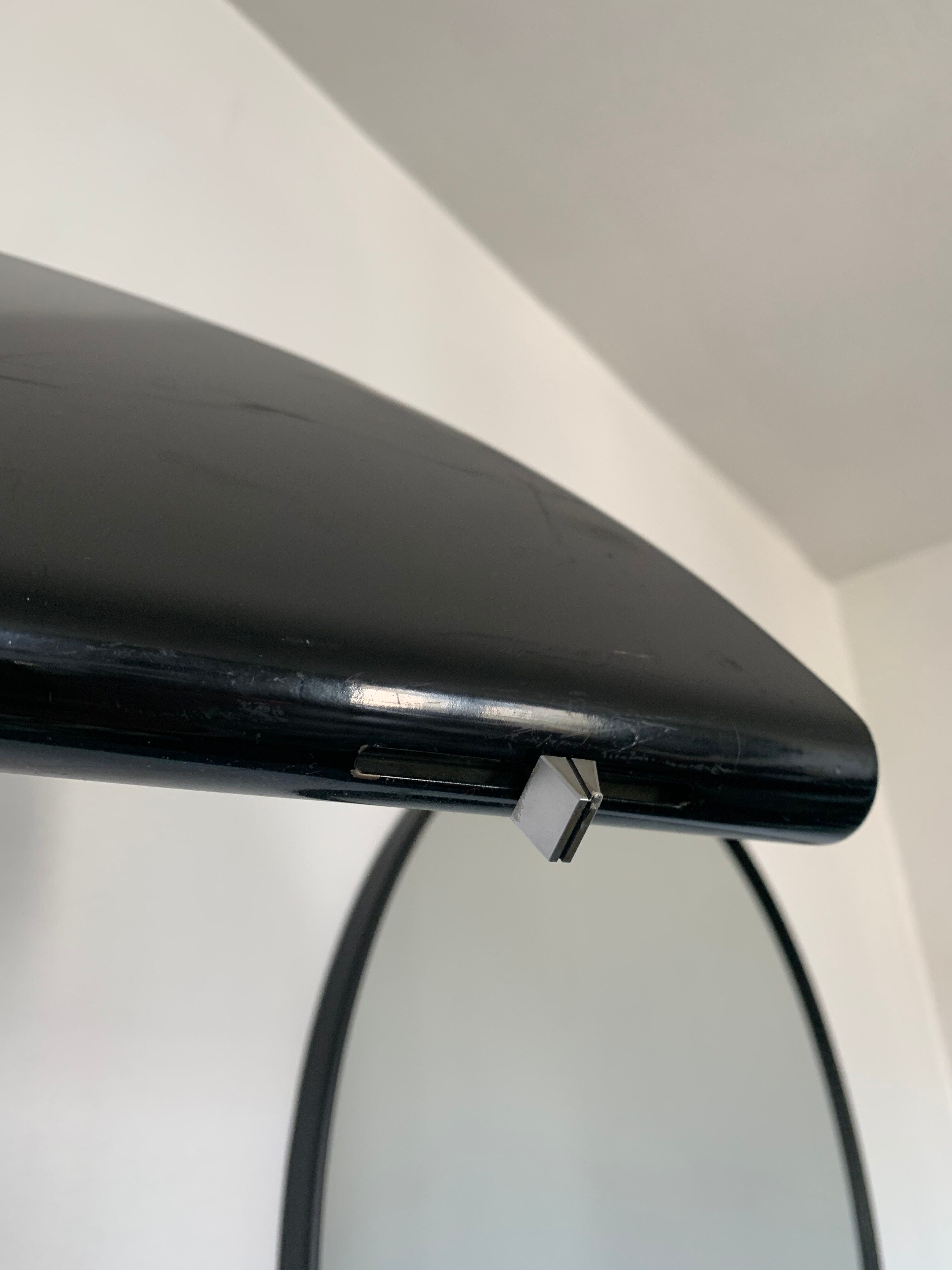 Floor lamp "Mezza Luna" by Bruno Gecchelin vintage 1970