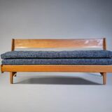 Hikor Pisek daybed sofa, Vintage Czech 1960s