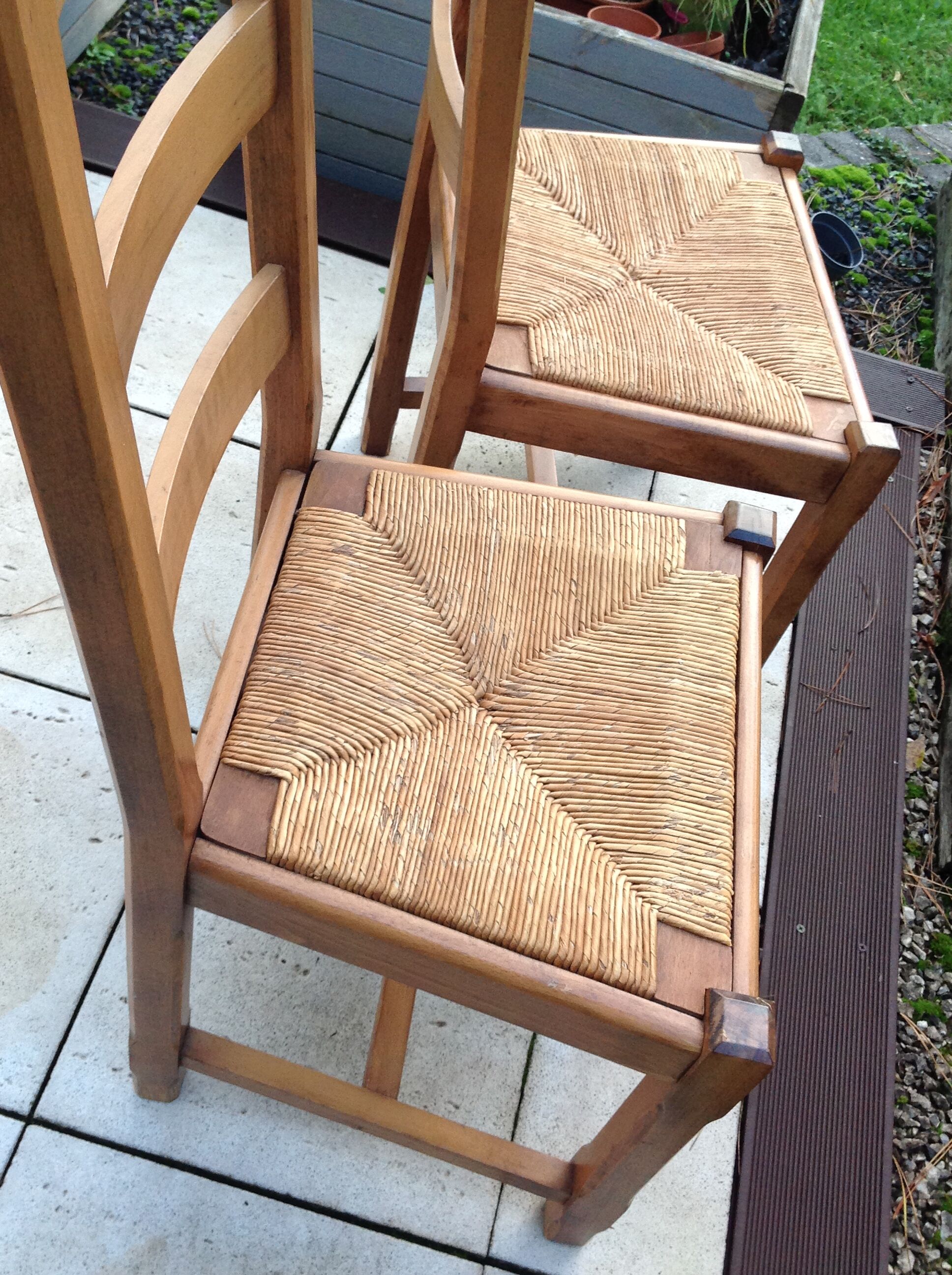 Pair of mulched / vintage chairs 60s-70s